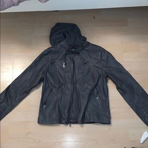 Zip up hooded jacket